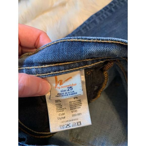 Citizens Of Humanity #002 Ingrid Low Waist Flare Dark Blue Denim Jean Size 25 - Picture 4 of 6